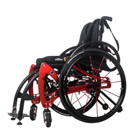 WISKING Sedia a rotelle attiva pieghevole in lega di alluminio per disabili