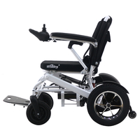 sedia a rotelle elettrica leggera pieghevole da viaggio per disabili