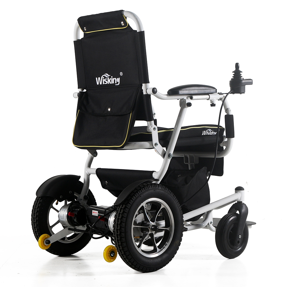 sedia a rotelle elettrica pieghevole economica per disabili