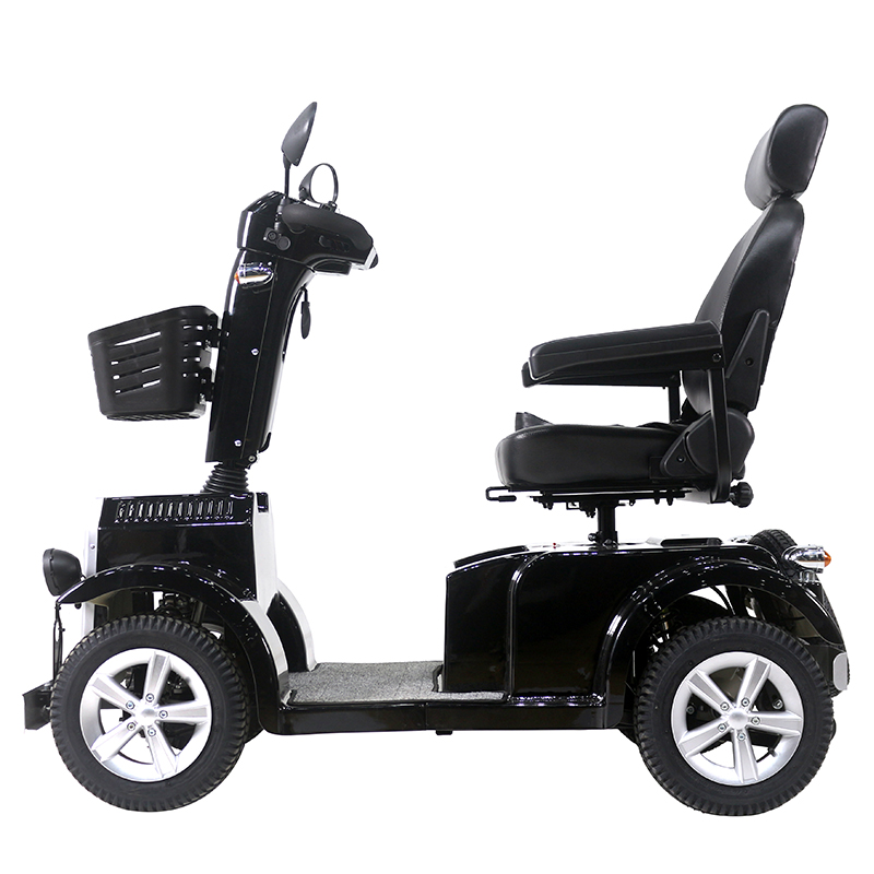 Scooter di mobilità con motore a spazzole a lungo raggio per persone grasse