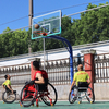 Sedia a rotelle attiva per basket in lega leggera di alluminio manuale per portatori di handicap